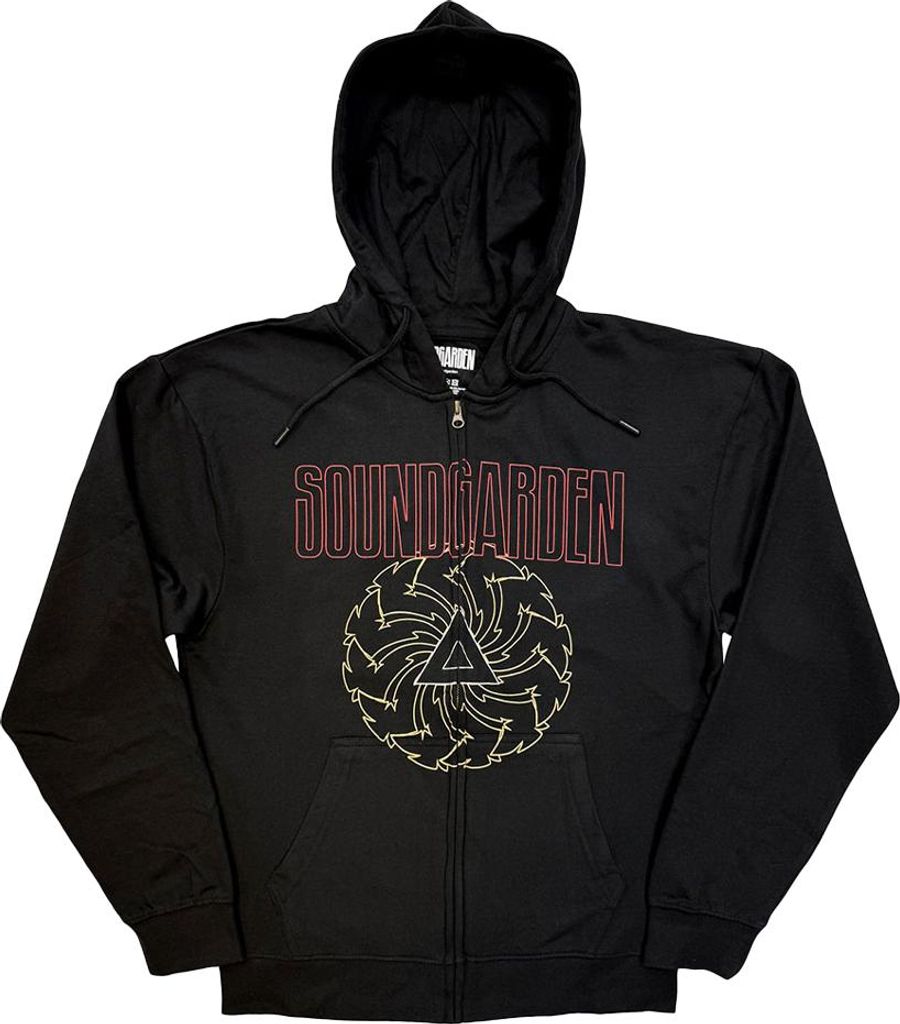Soundgarden - Hoodie mit durchgehendem Reißverschluss für Herren/Damen Uni RO14924 (XL) (Schwarz)