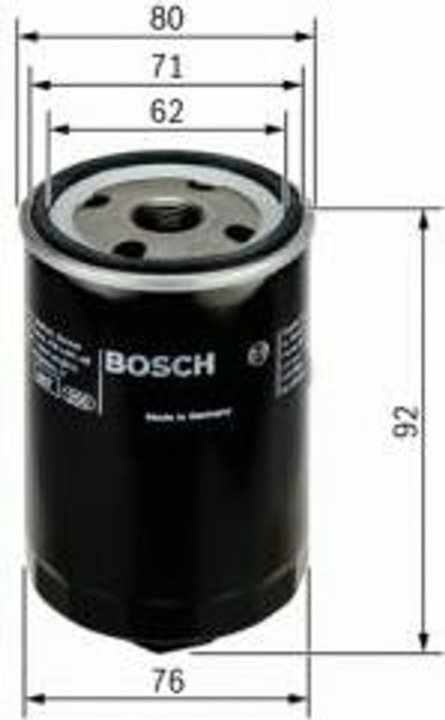 Bosch Ölfilter  0 451 103 318 Produktbild 