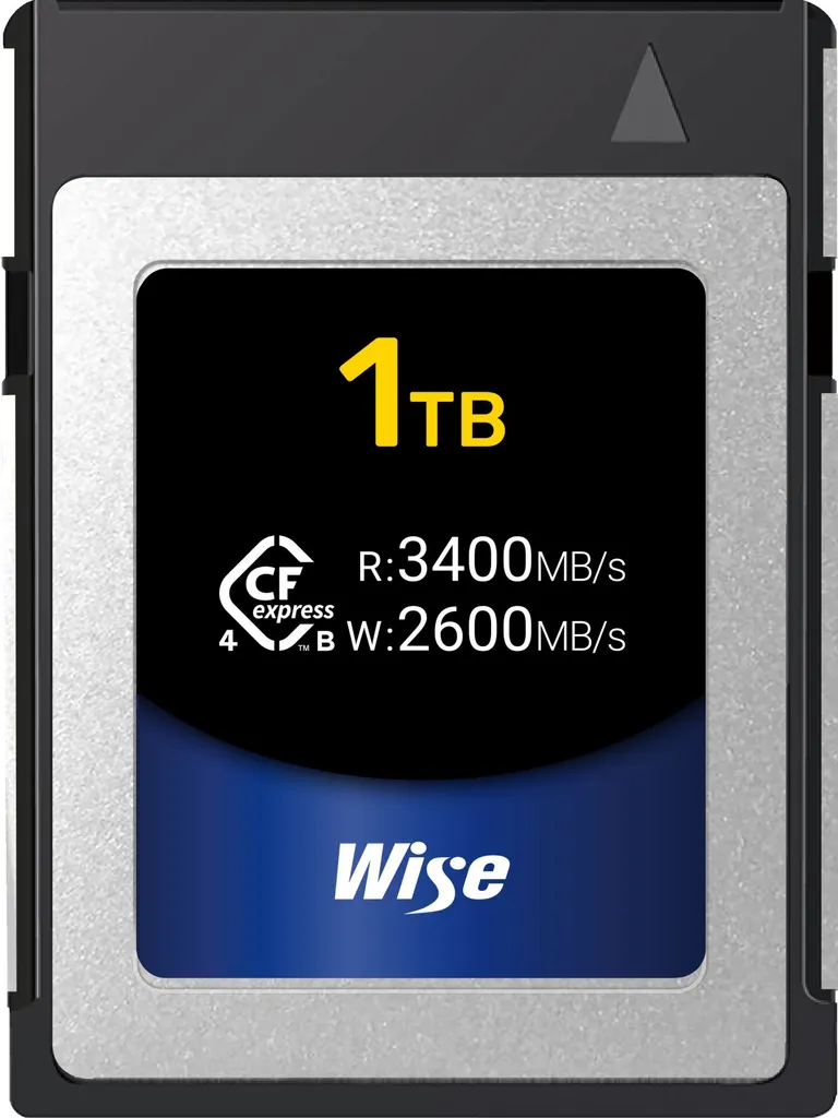 Carte Wise CFexpress Type B 1TB pour rafale photo continue