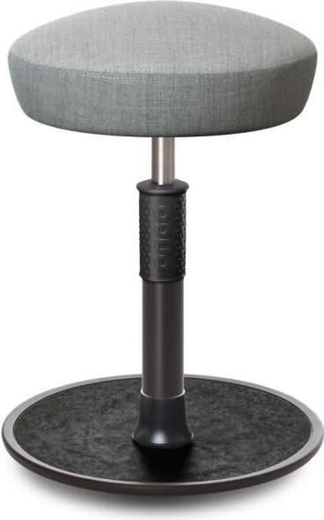 Sitz- Stehhocker Free Regular Hutsitz kvadrat Remix h.grau schwarz /schwarz.