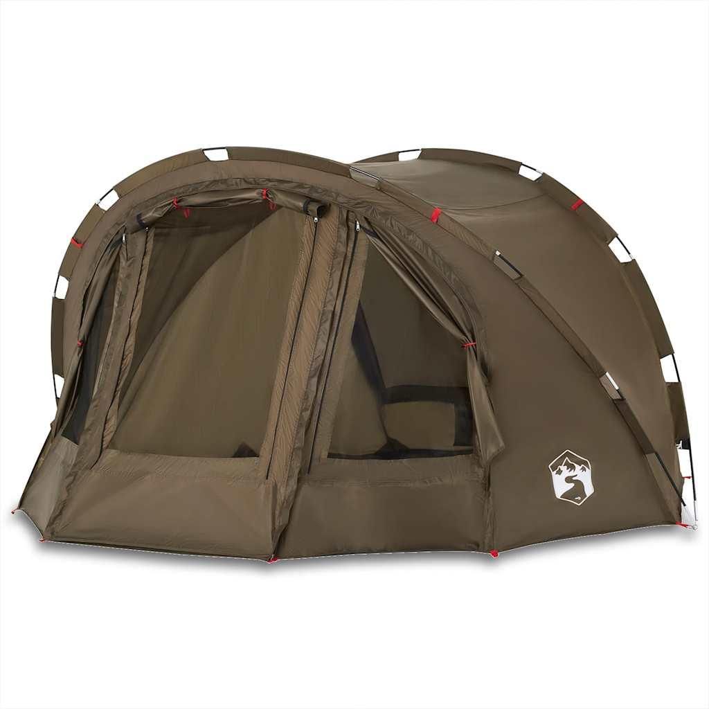 vidaXL Tenda da pesca 4 persone verde oliva impermeabile Immagine del prodotto 