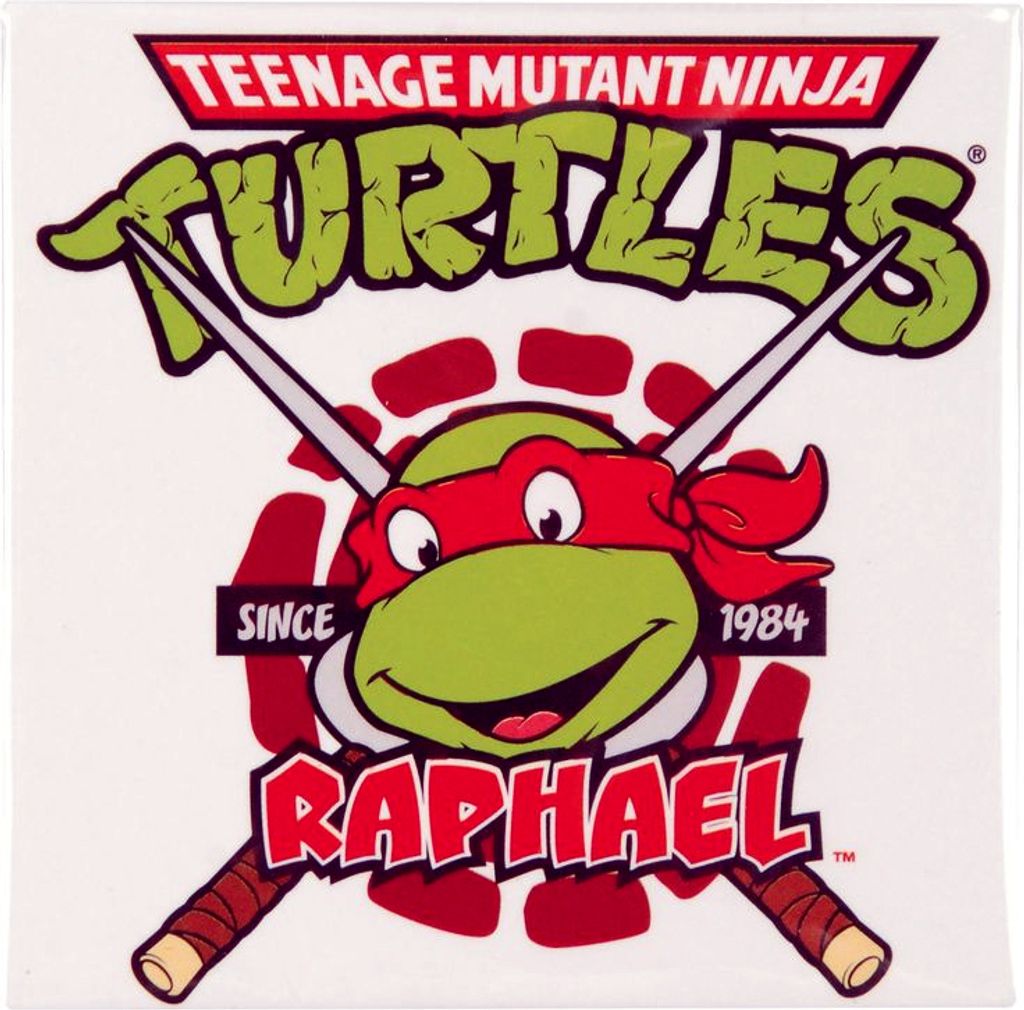 Teenage Mutant Ninja Turtles - Kühlschrank-Magnet RO7686 (Einheitsgröße) (Weiß/Grün/Rot)
