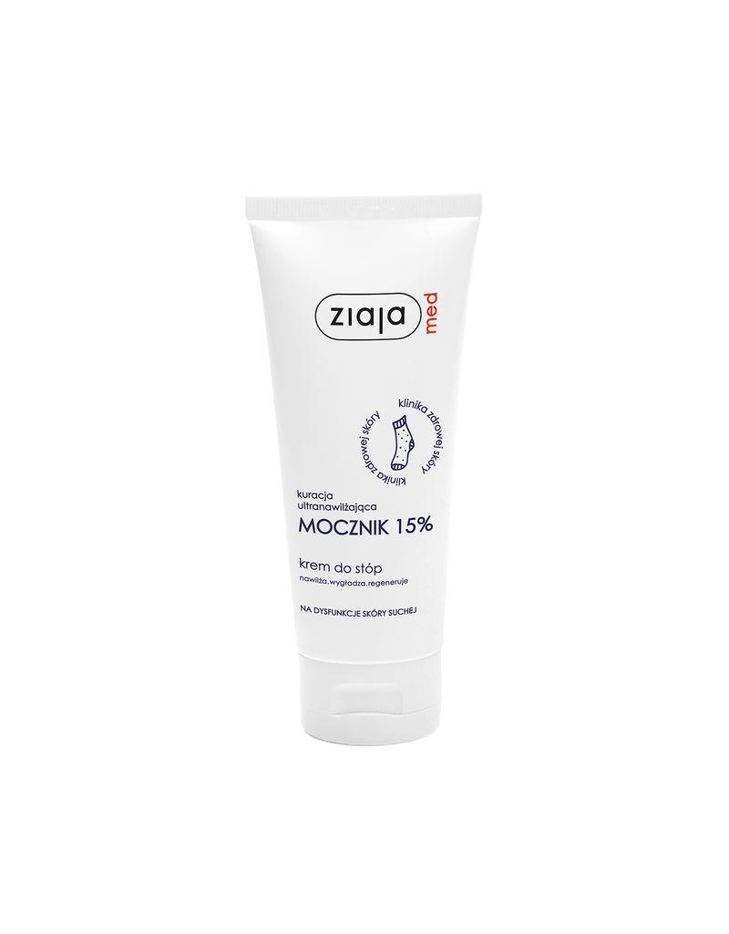Ziaja Med, Intenzivní Krém na Nohy s 15% Močoviny, 100 ml Obrázek produktu 