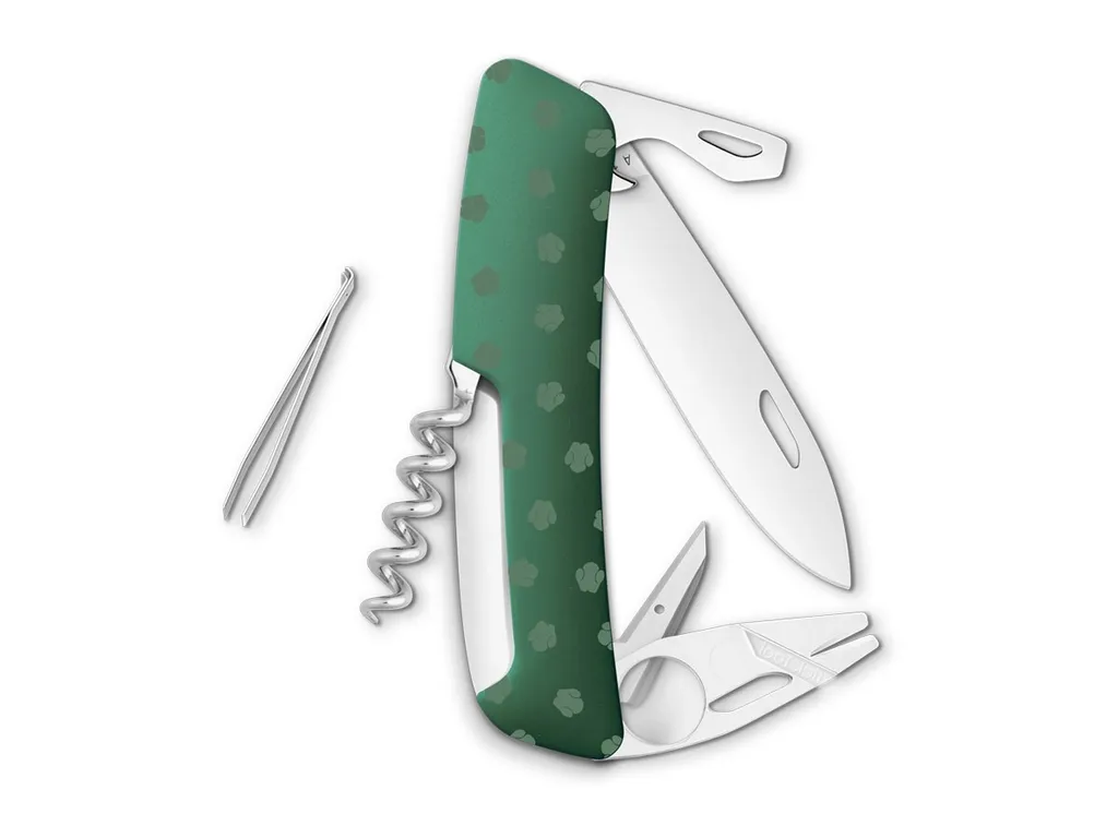 Couteau suisse anti-tiques SWIZA TT03 Wildlife Green pour sortir en toute sécurité - 2