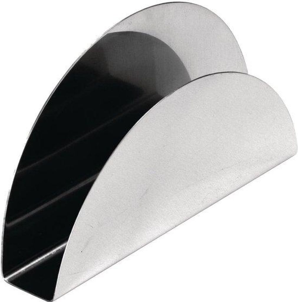 Elegante Servierhalter Silber Modern