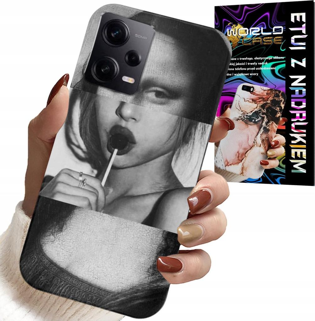 Gehäuse Für Xiaomi Note 12 Pro 5G - Mona Lisa Mit Lollipop Fashion Designs Case