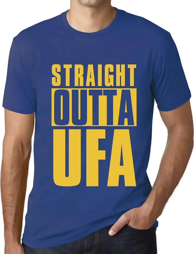 Herren Grafik T-Shirt Direkt aus der ufa – Straight Outta Ufa – Öko-Verantwortlich Vintage Jahrgang Kurzarm Lustige Druck Geburtstag Geschenk ...