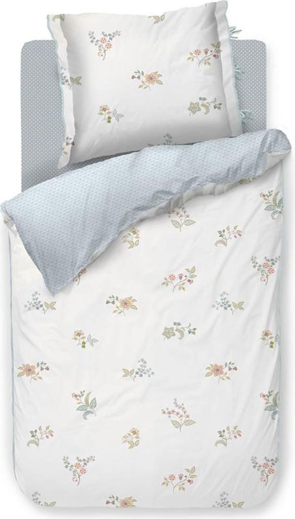Pip Studio Bettwäsche-Garnitur Blossom Chique Farbe Weiss Größe 135x200+80x80