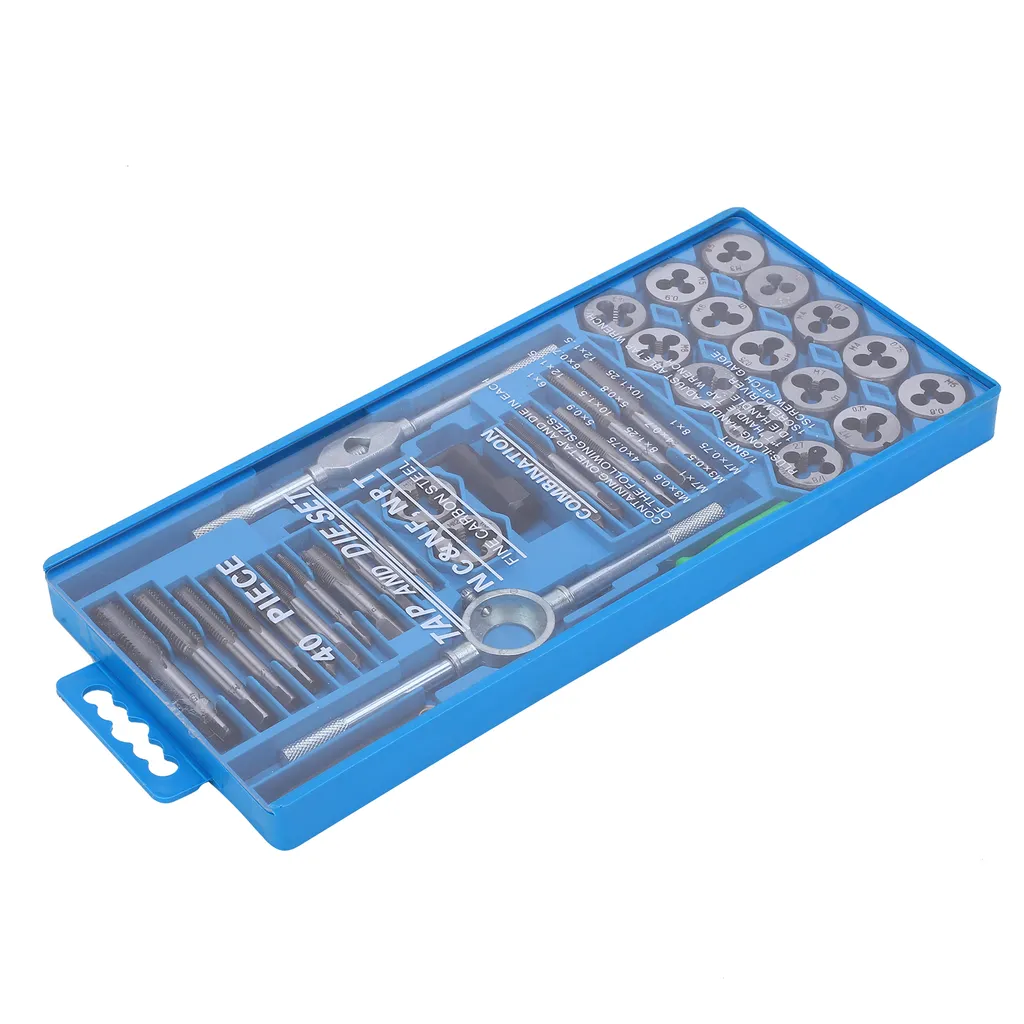 Set Rubinetti e Matrici Metriche | Utensile Manuale Acciaio Carbonio