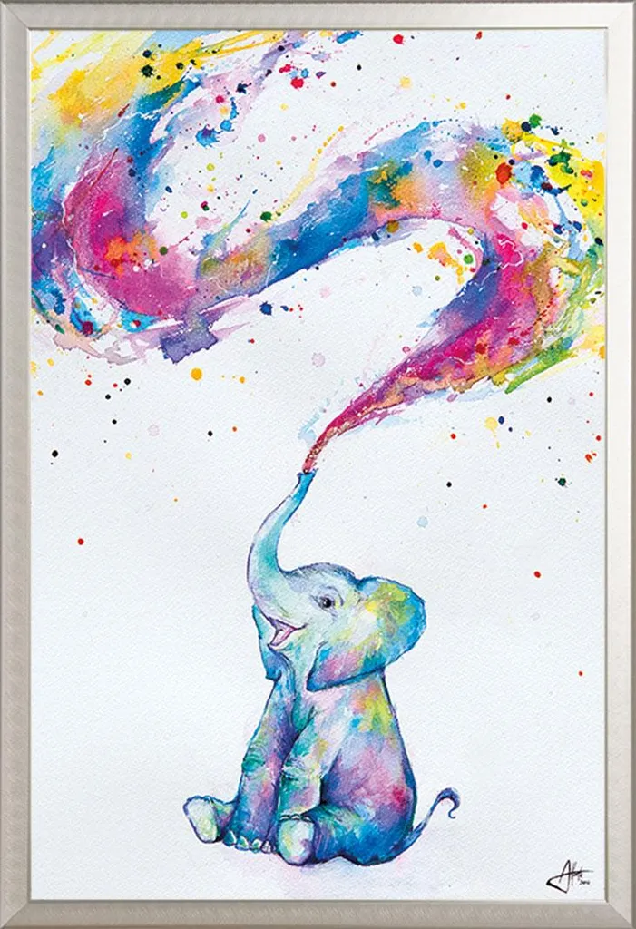 Poster d'Autore Marc Allante Molla | Cornice Alluminio Shinsuke Argento