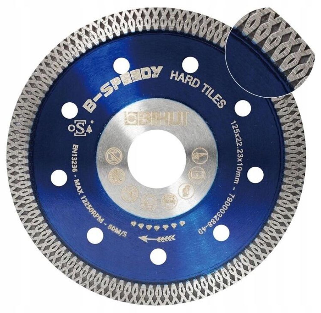 Disque diamanté BIHUI B-SPEEDY pour carreaux en PRV Image du produit 