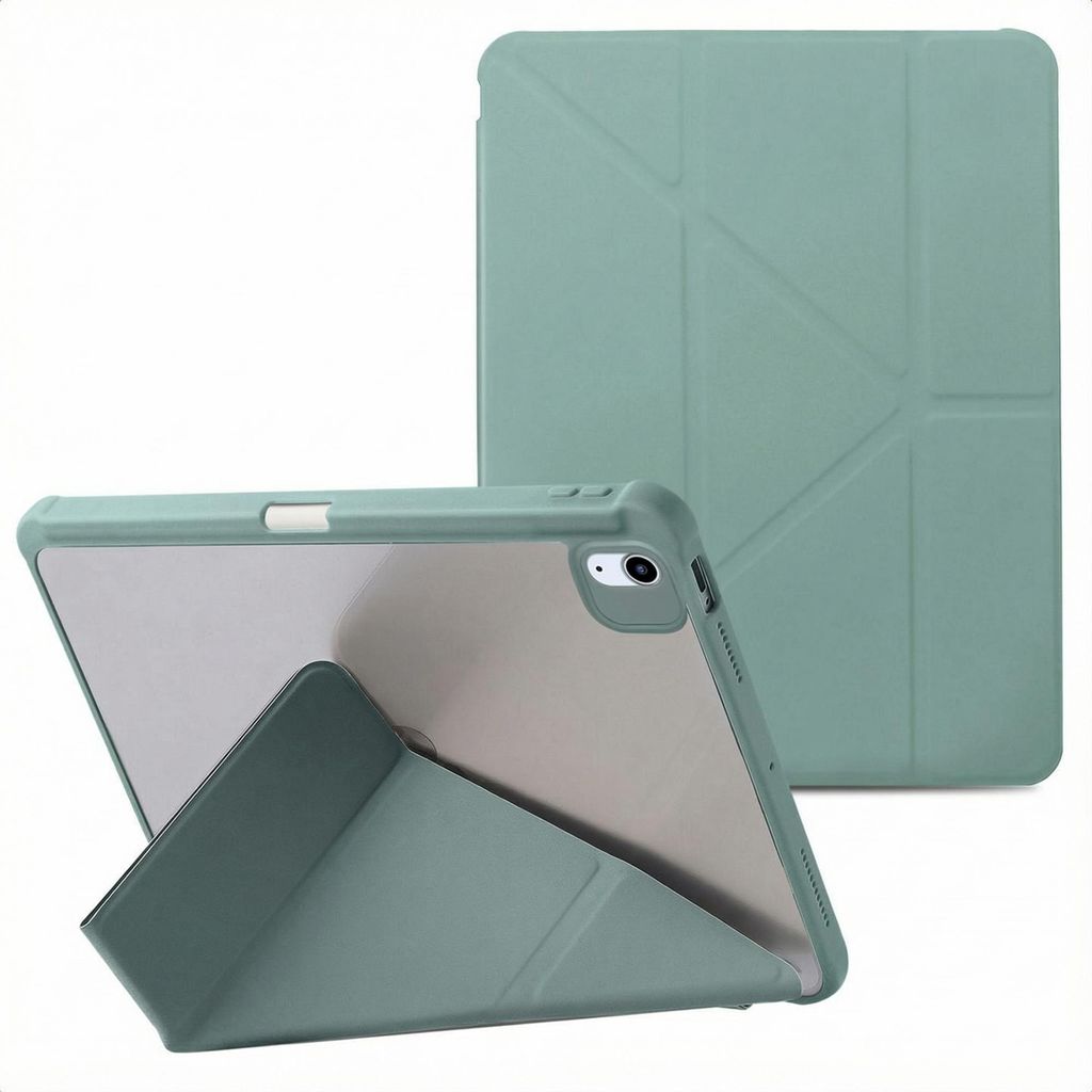 imoshion Origami Klapphülle iPad Air 11 Zoll (2025) M3 / (2024) M2 - Dunkelgrün