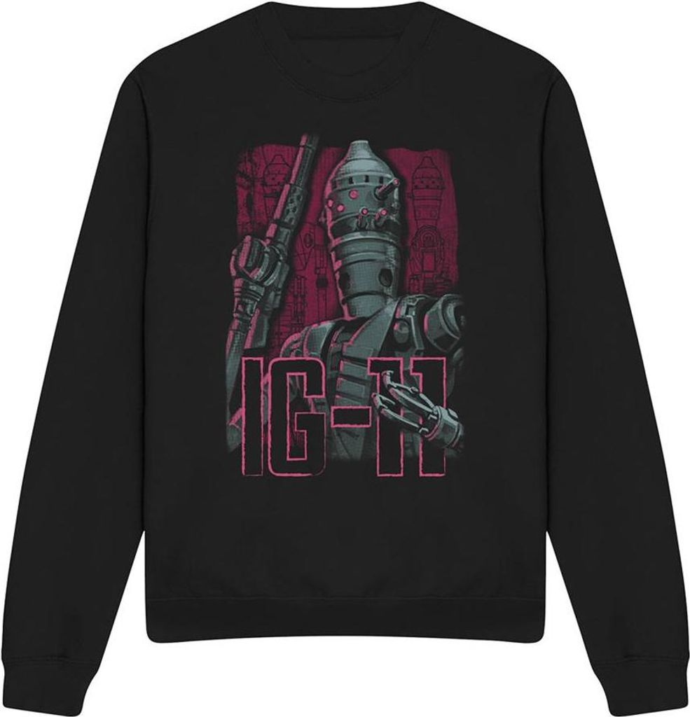 Star Wars: The Mandalorian - "Bounty Hunter" Sweatshirt für Herren/Damen Uni TV30348 (XL) (Schwarz)