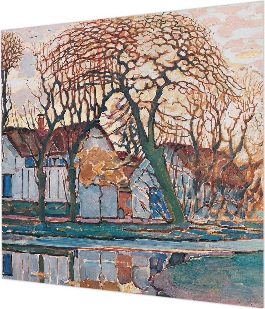 Wandtapete - Dekorative Tapete für Wohnzimmer - Tapetenfolie für Wanddekoration - 250x250 cm - Idyllische Landschaft