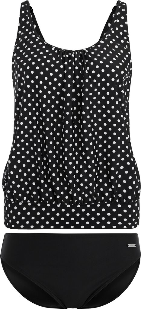 LASCANA Oversize-Tankini schwarz-weiß Größe 38