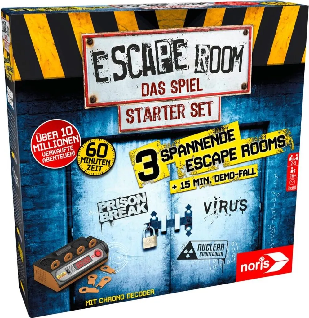 Jeu de Fête Escape Room Noris : Idéal pour Soirée Jeux et Anniversaire