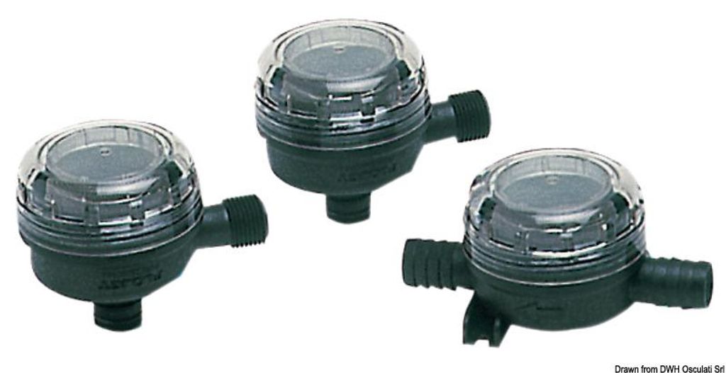 Flojet Wasserfilterdüse mit Anschluss 19 mm - Osculati 16.408.02
