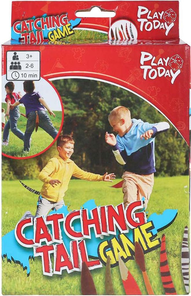 Dschungel-Schwanz-Fangspiel Spielzeug - Play ToDay - 6 Schwänze für Kinder