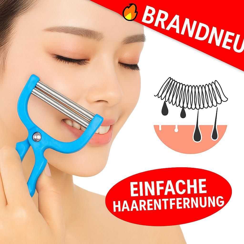 Gesichtshaarentferner Damen Faden Epilierer Haarentfernungshilfe manuell Tool