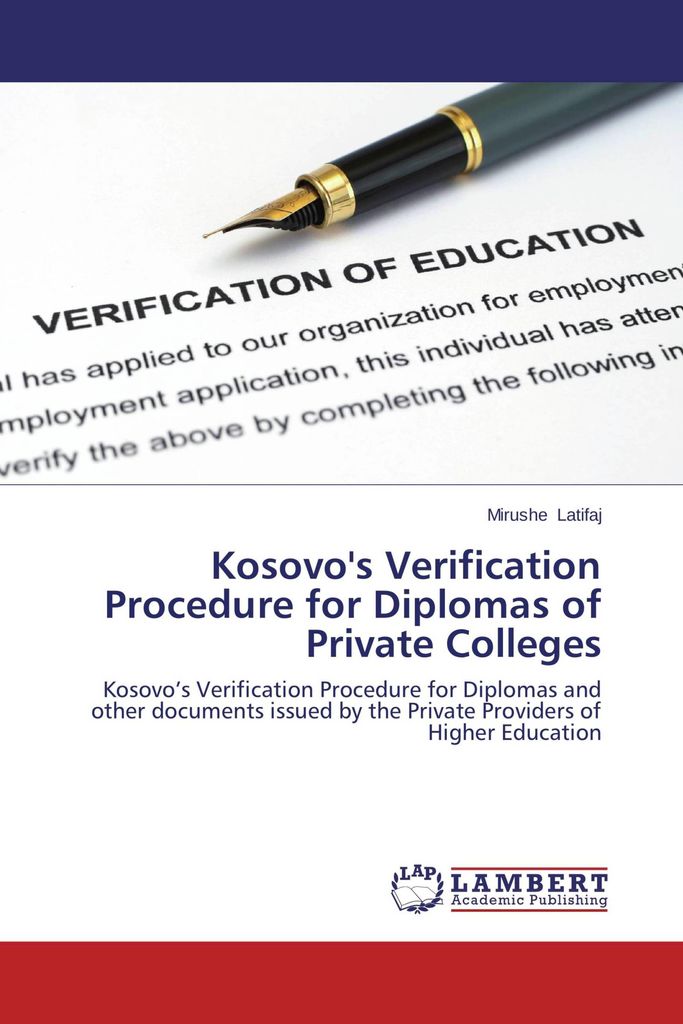 Kosovo's Verification Procedure for Diplomas of Private Colleges