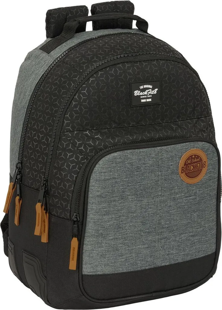 Sac à Dos BlackFit8 Old School : Confort Dorsal et Grande Capacité Noir