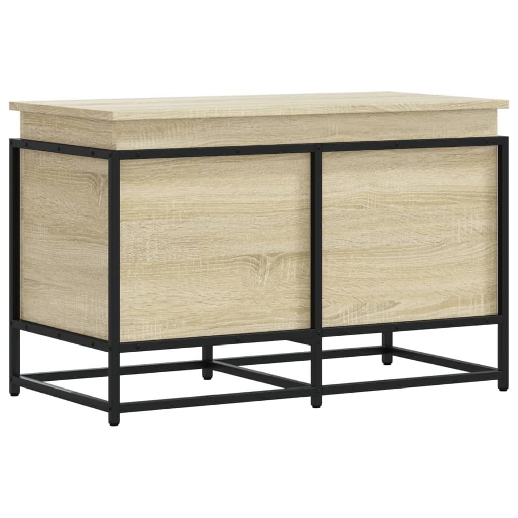 vidaXL Aufbewahrungsbox mit Deckel Sonoma 80x40x51,5 cm Holzwerkstoff
