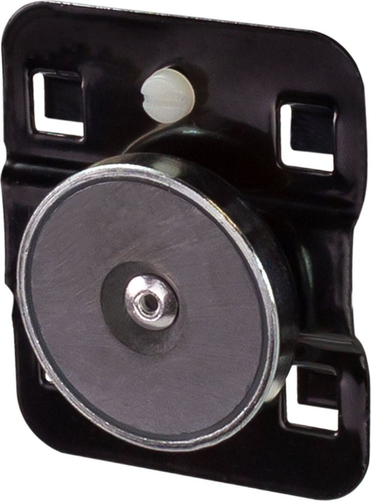 Magnethalter für Lochplatte | Ø4cm | Tiefschwarz Produktbild 