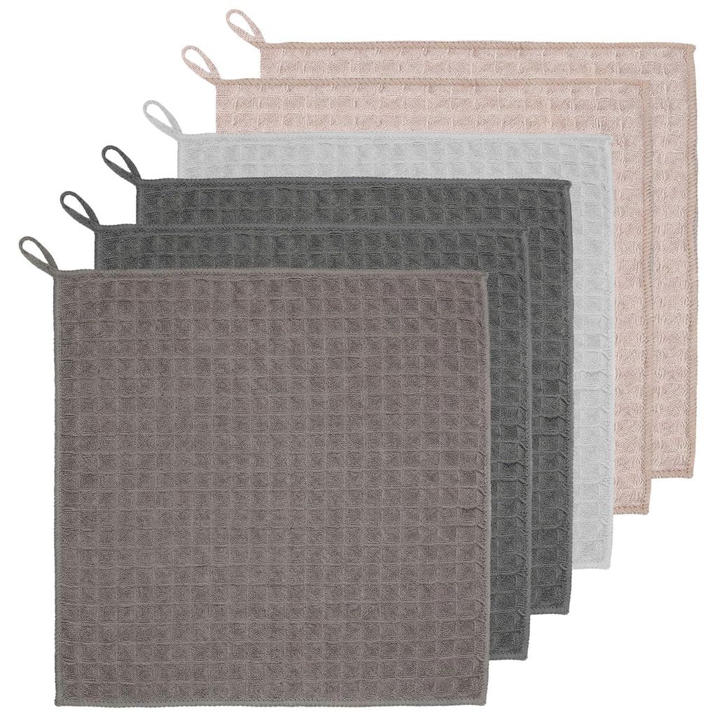 6-teiliges Barista-Handtuchset, Mikrofaser-Geschirrtücher, waschbare Reinigungstücher für Kaffeemaschinen, Küchentücher 30 x 30 cm