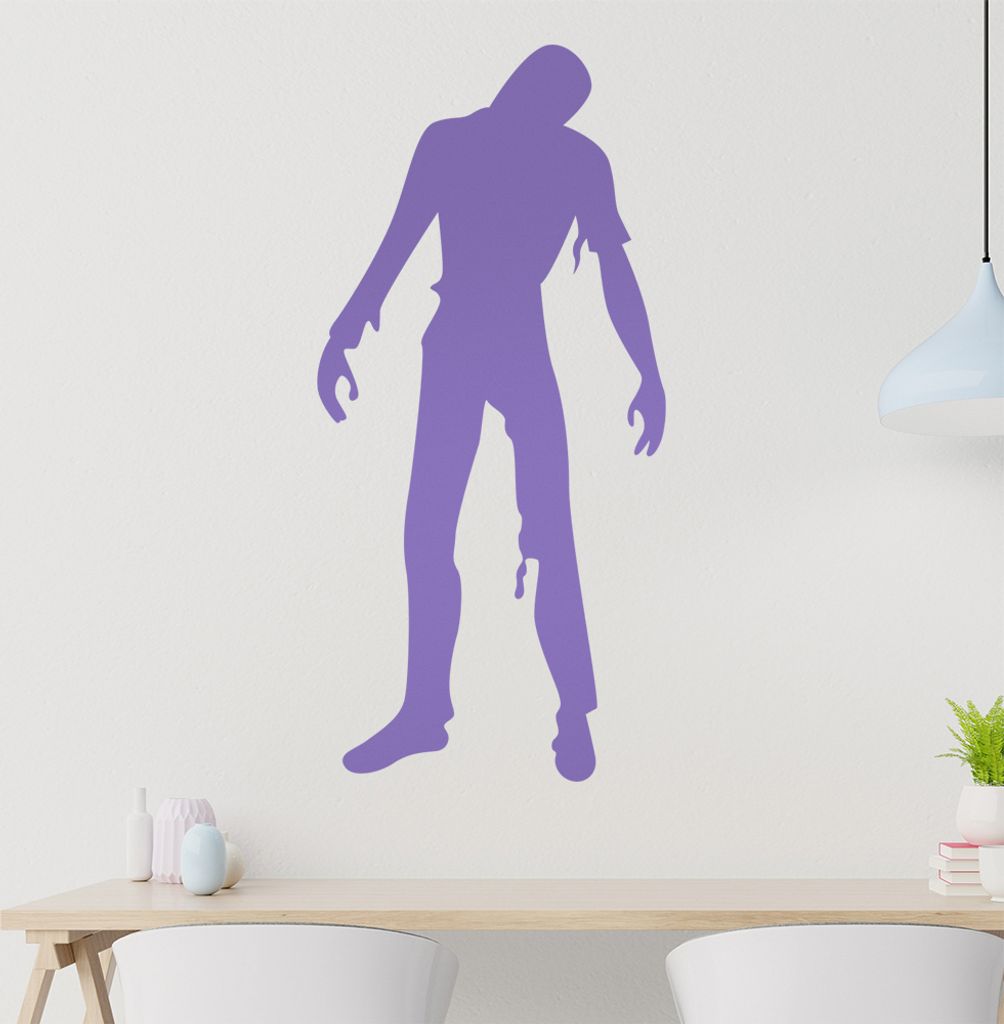 Zombie Wandtattoo in 6 Größen - Wandaufkleber Wall Sticker - Dekoration, Küche, Wohnzimmer, Schlafzimmer, Badezimmer