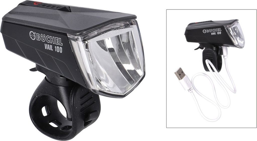 Büchel phare LED à batterie Vail 100 avec support Image du produit 