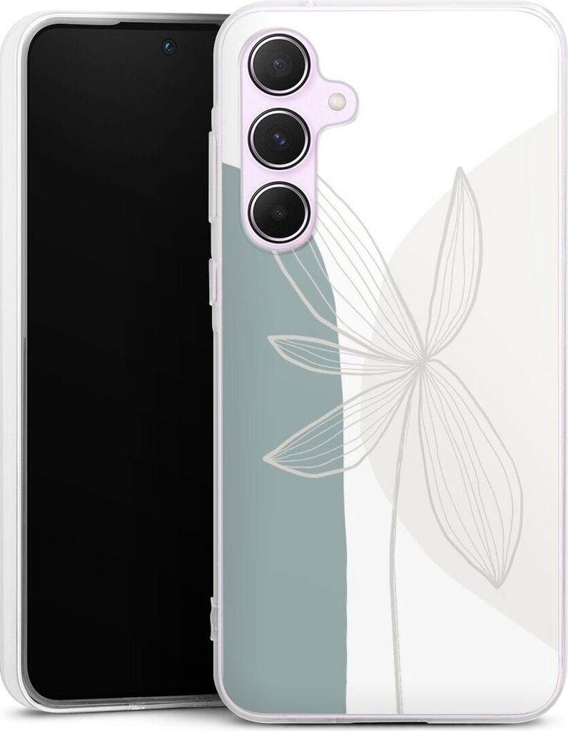 DeinDesign Handyhülle für Samsung Galaxy A55 5G Silikon Hülle Case Smartphone Schutzhülle Blume Boho Pastell