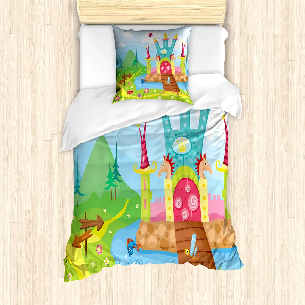 Offerta Set Copripiumino ABAKUHAUS 135x200 Jester Hat Anallergico