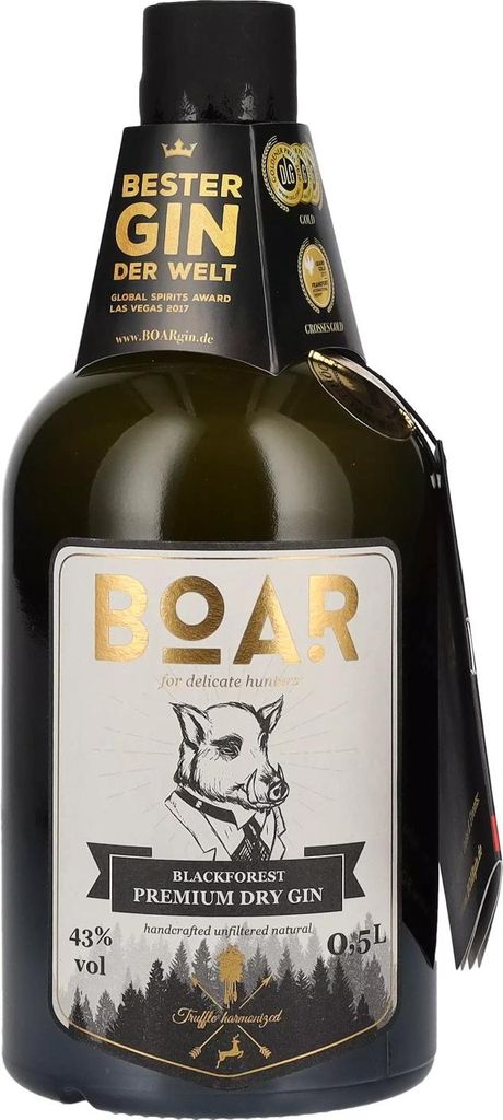 Boar Black Forest Premium Dry Gin harmonisé à la truffe de Image du produit 