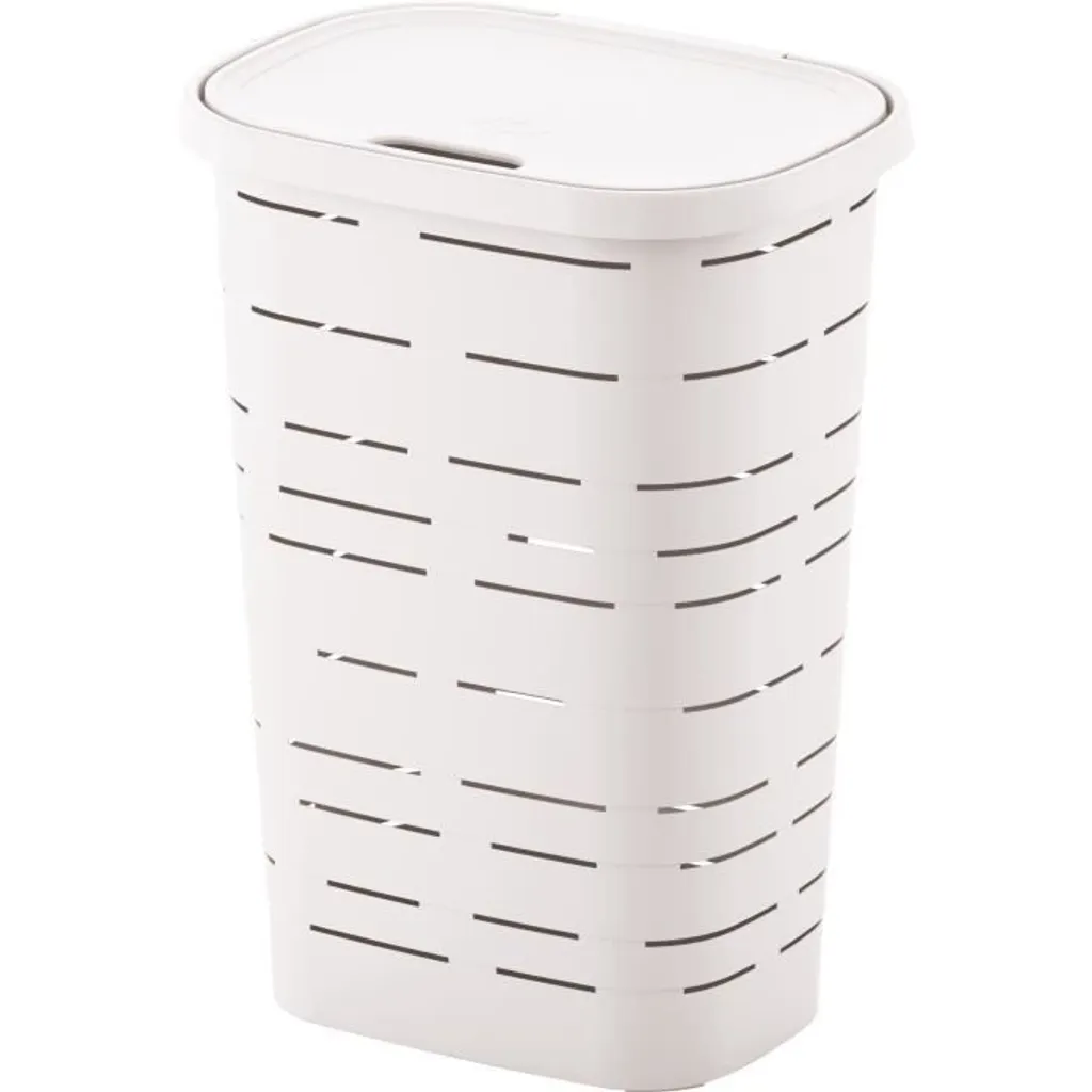 Coffre à Linge Anti-Odeur 55 L Blanc - Fini le Linge Sale qui Traîne !