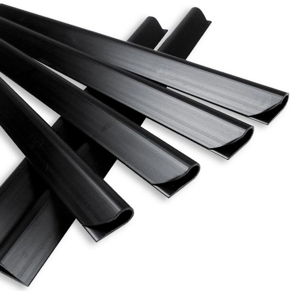 Noor Klemmschienen 25er Set 19 x 1,5 cm, Farbe schwarz; 155KLEMM9005