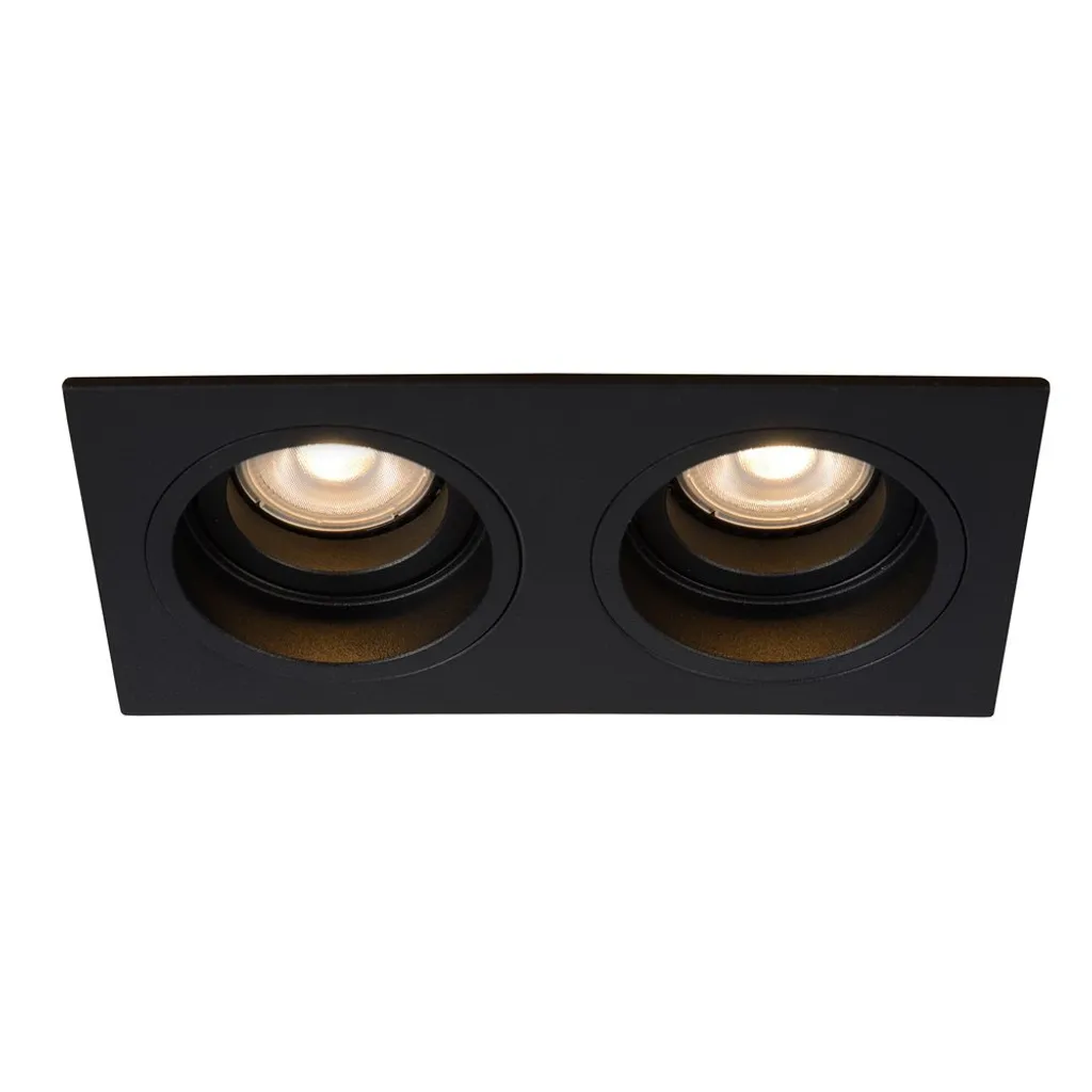 Plafonnier Lucide EMBED 22959/02/30 GU10 50W Noir Design Moderne