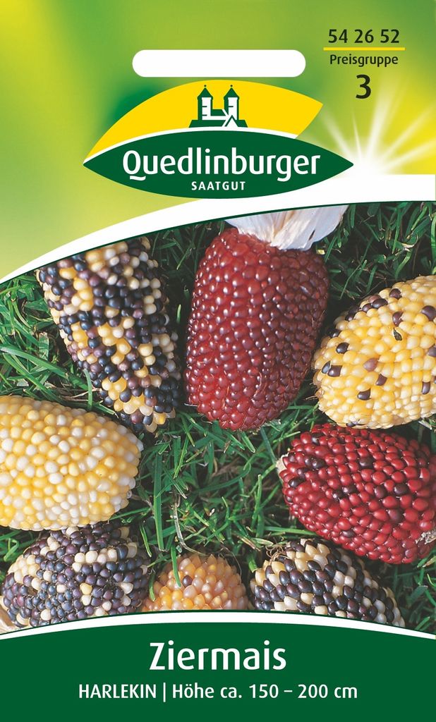 Quedlinburger Saatgut - Zier-Mais Harlekin - Samen - 542652