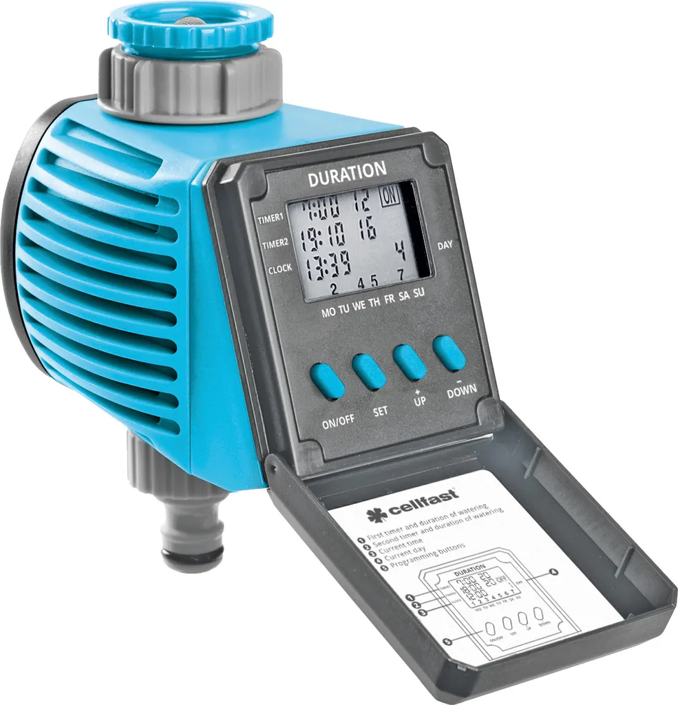 Programmatore Digitale IDEAL Irrigazione: 3 Programmi e Display LCD