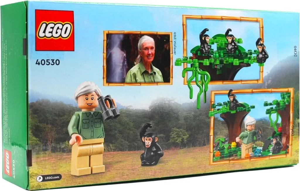 LEGO 40530 Maquette d'exposition Hommage à Jane Goodall pour bureau