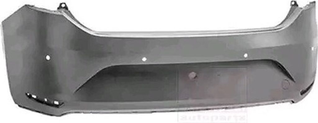 VAN WEZEL Heckstoßstange Stoßfänger Hinten für SEAT Leon Schrägheck (5F1) Leon SC (5F5)