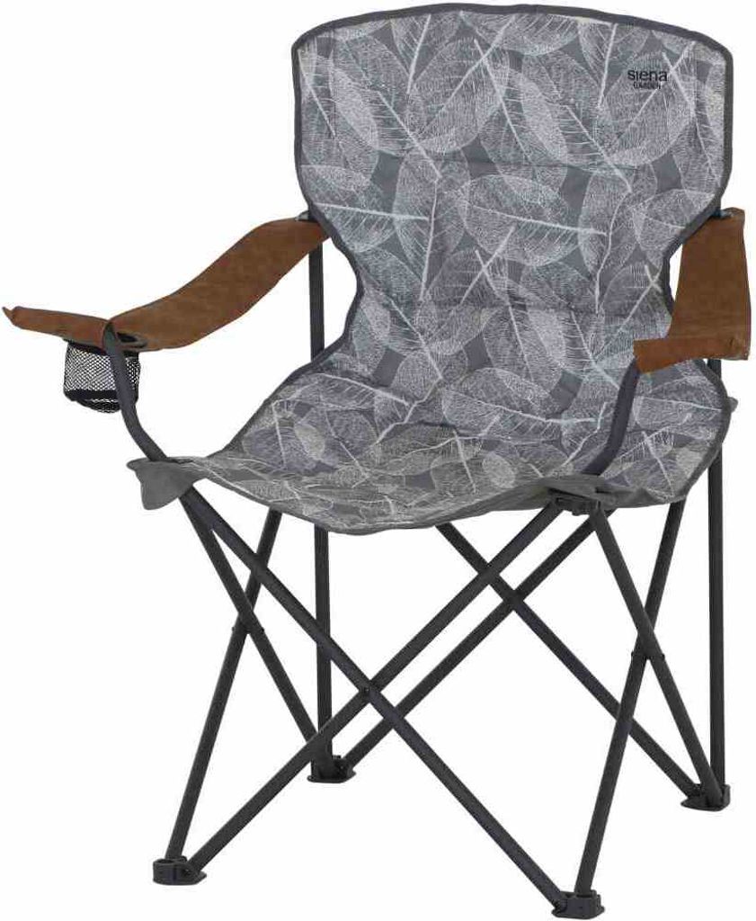 Siena Garden Campingfaltsessel Natura, Aluminium/Kunstleder