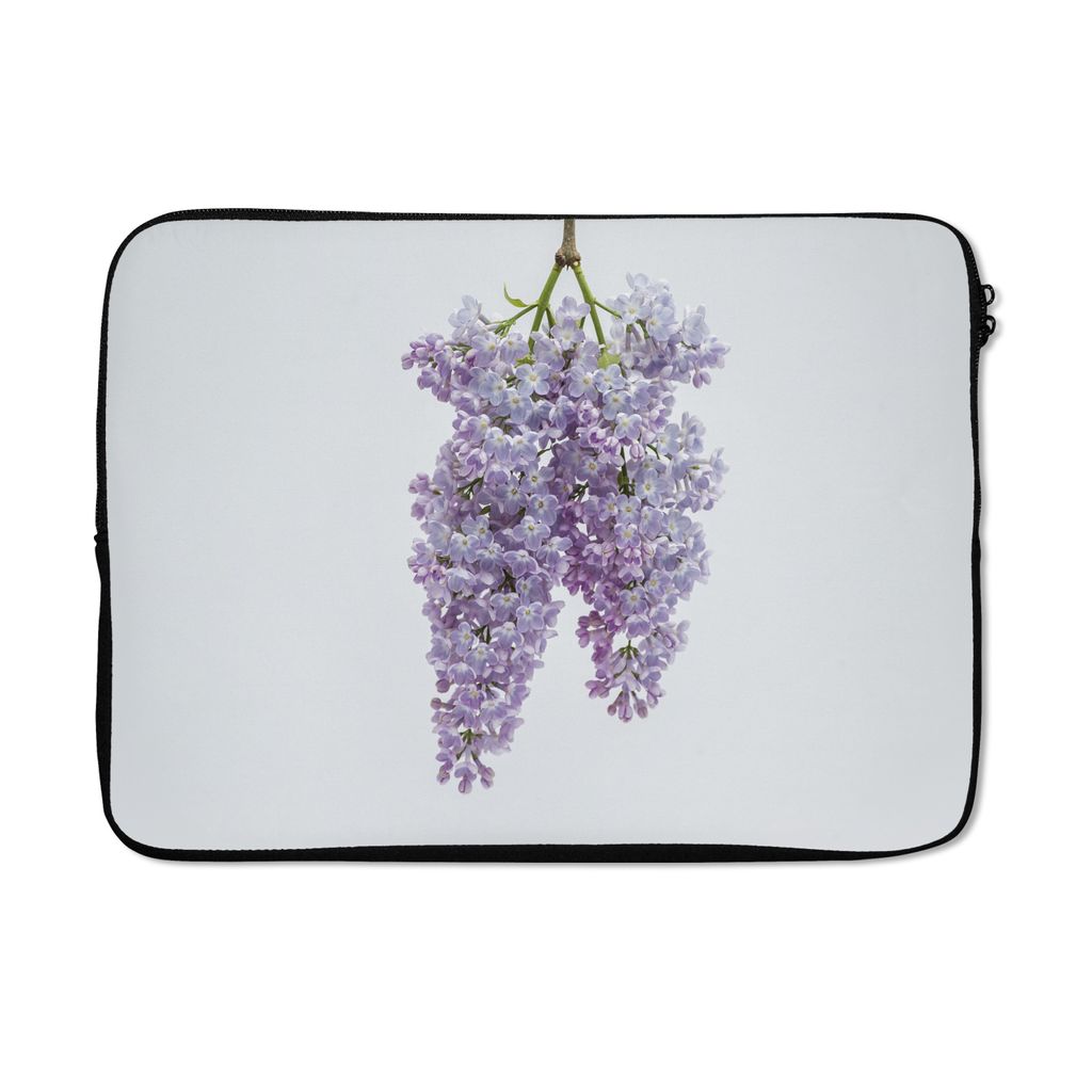 MuchoWow Laptop Hülle 13 Zoll Ein hängender Fliederbüschel Laptoptasche - Laptophülle - Sleeve - Rundumschutz