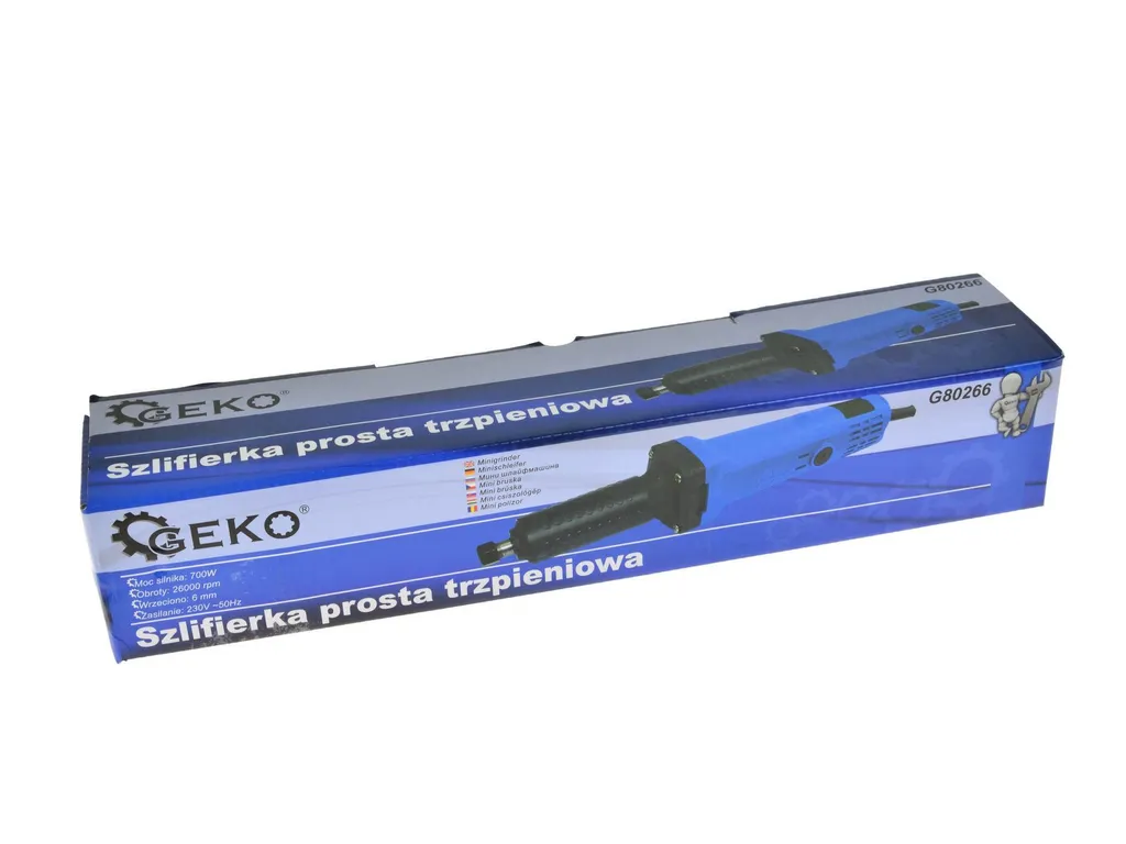 Meuleuse droite 700W GEKO : finissez vos zones difficiles d'accès 6mm - 3