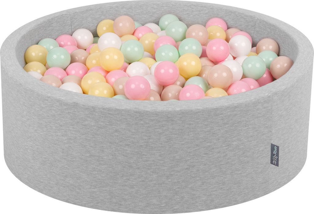 KiddyMoon Bällebad OK30D, 90x30cm, 200 Bälle ∅7cm, Rund Produktbild 