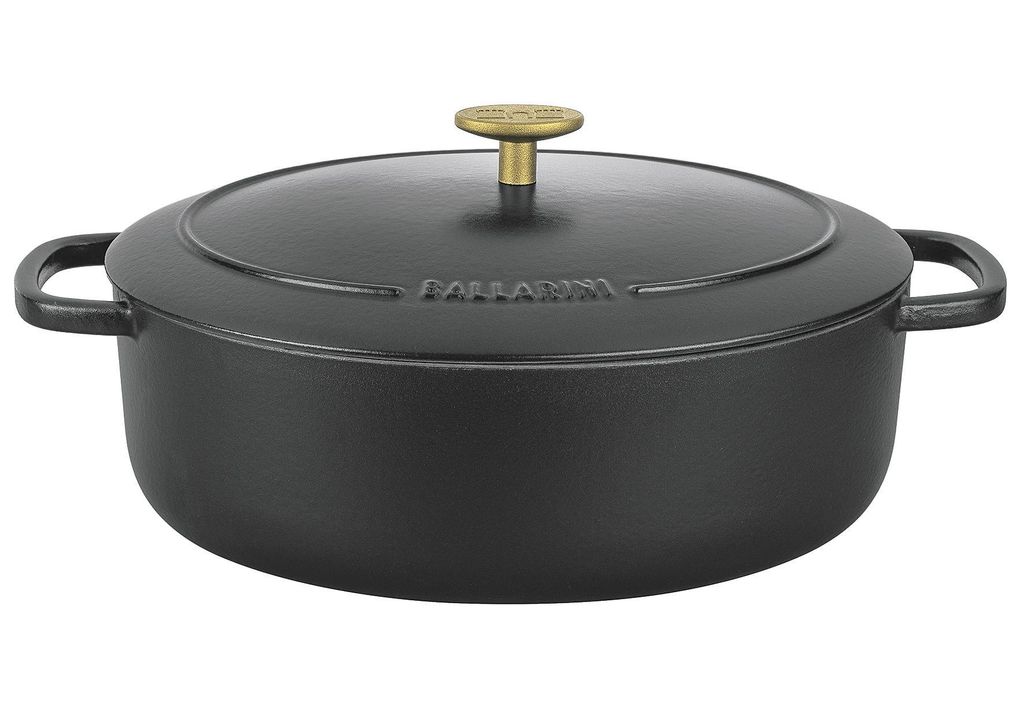 BALLARINI BELLAMONTE Cast iron pot oval 4.5 ltr  black Produktbild 