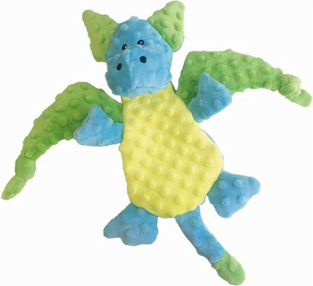 Kuscheltier für Hunde Gloria Smaug Blau Polyester Polypropylen Drache