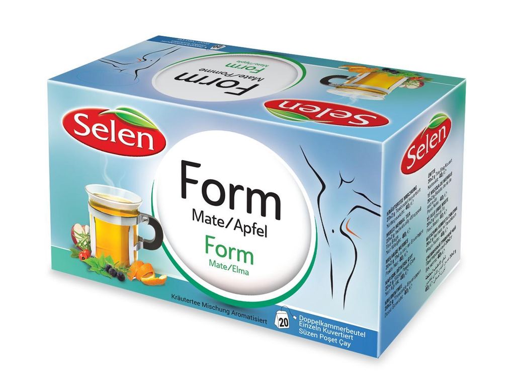 SELEN Form Mate/Apfel, 20x2g Einzeln kuvertierte Teebeutel Produktbild 