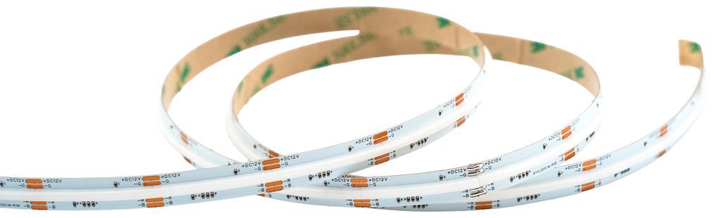 COB RGB LED-Streifen 10 mm – 810 LEDs/m, 12 V, 14W/m, homogenes und punktfreies Licht