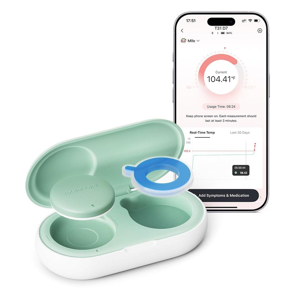 Momcozy T31, inteligentní teploměr pro děti, zelený Obrázek produktu 