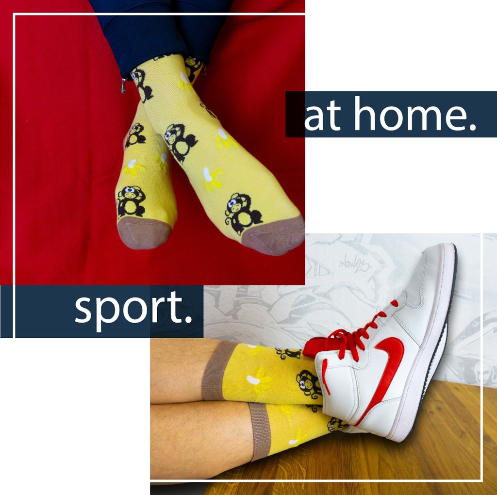 TwoSocks lustige Socken 4er-Set - Alpaka Socken, Faultier Produktbild 7